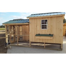 Country Chicken Coop With Run Fully Assembled